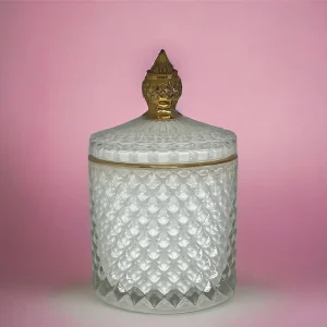 Royalty White Jar Small