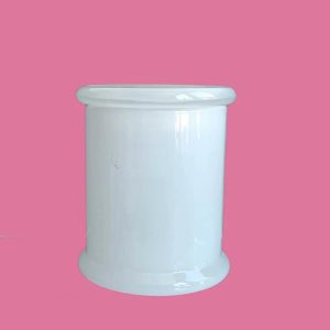 Danube Style Flat Lid- Transparent White