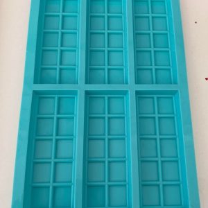 Snap Bar Mould Square Blue